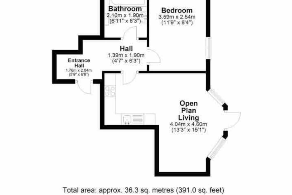 Stylish One Bedroom Central Bournemouth Flat エクステリア 写真